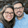 Thiago André e Rebeca Kury